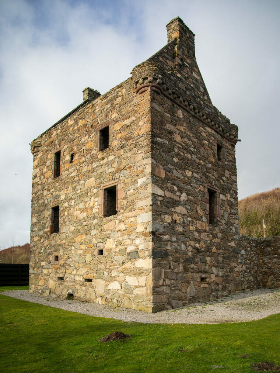 Carsluith Castle hinten