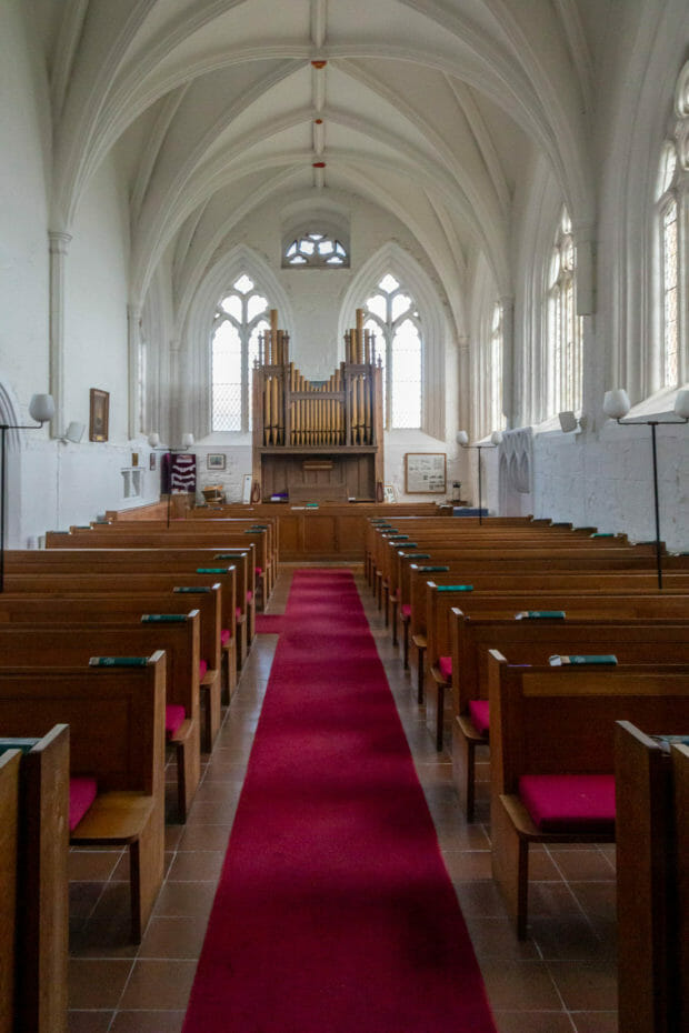 The interior of St Monans Church