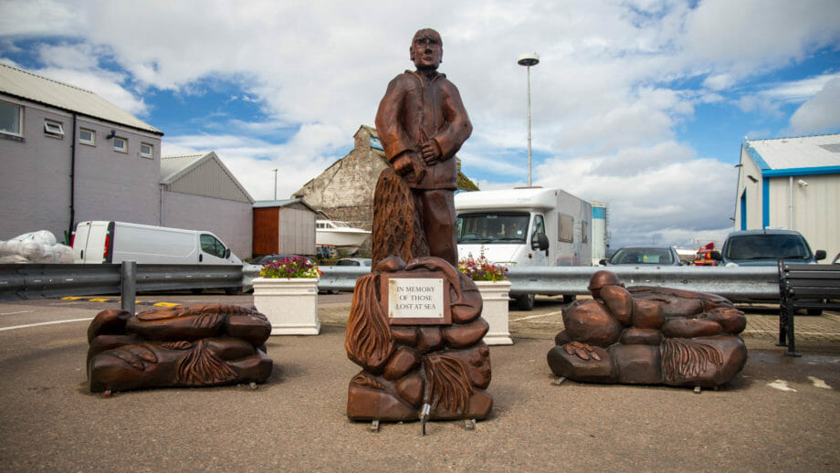 Fischermann Denkmal in Mallaig