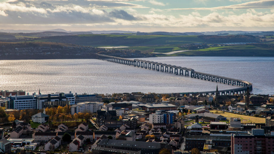 Blick vom Dundee Law