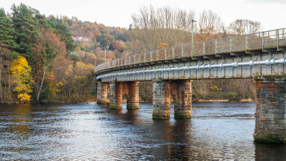 Eisenbahnbrücke über den Tay bei Perth