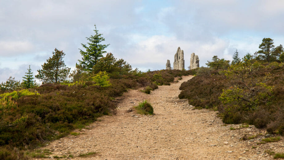 Erster Blick auf das Monument