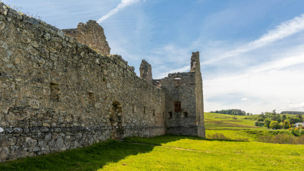 Rückseite der Ruthven Barracks