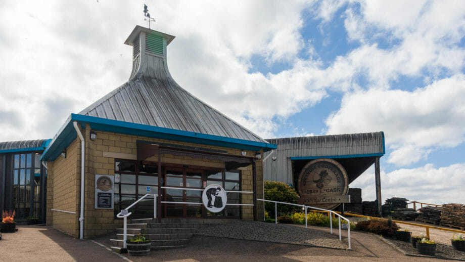 Das Visitor Center der Speyside Cooperage