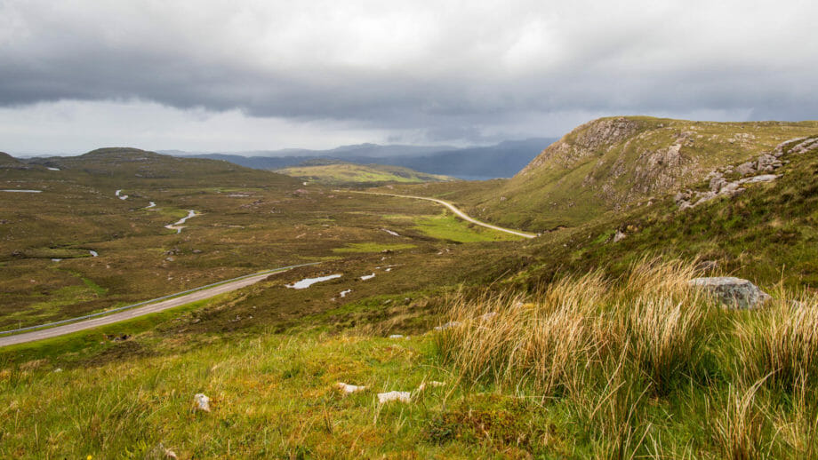 Ausblick vom Quinag Car Park Viewpoint