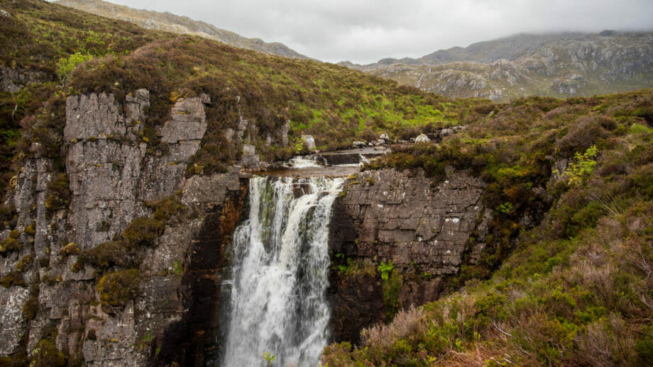 Oben am Wailing Widow Waterfall