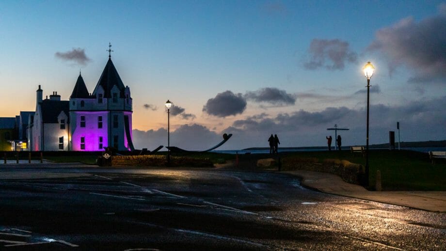 Die Küste bei John o’ Groats am Abend