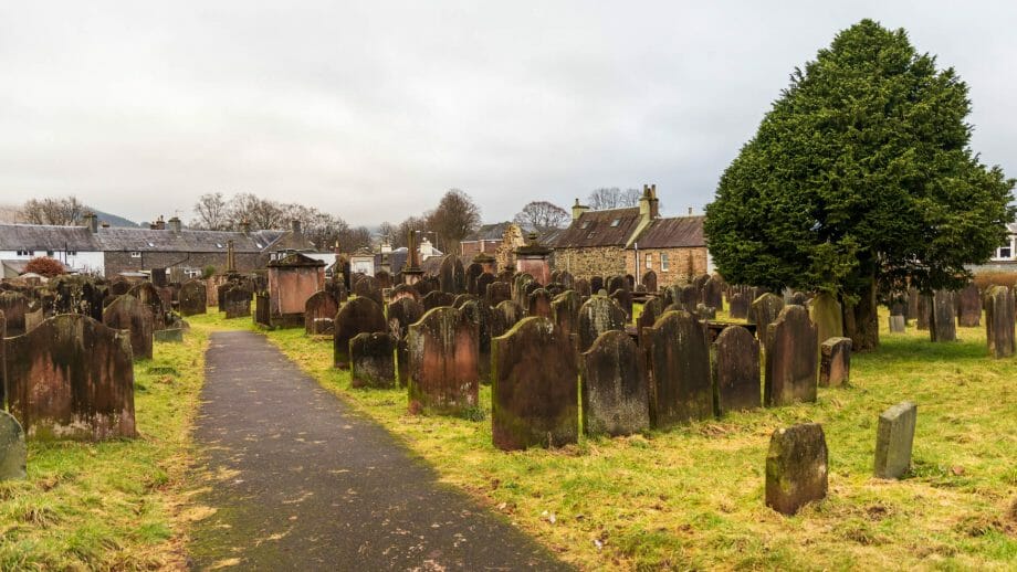 Der alte Friedhof von Moffat