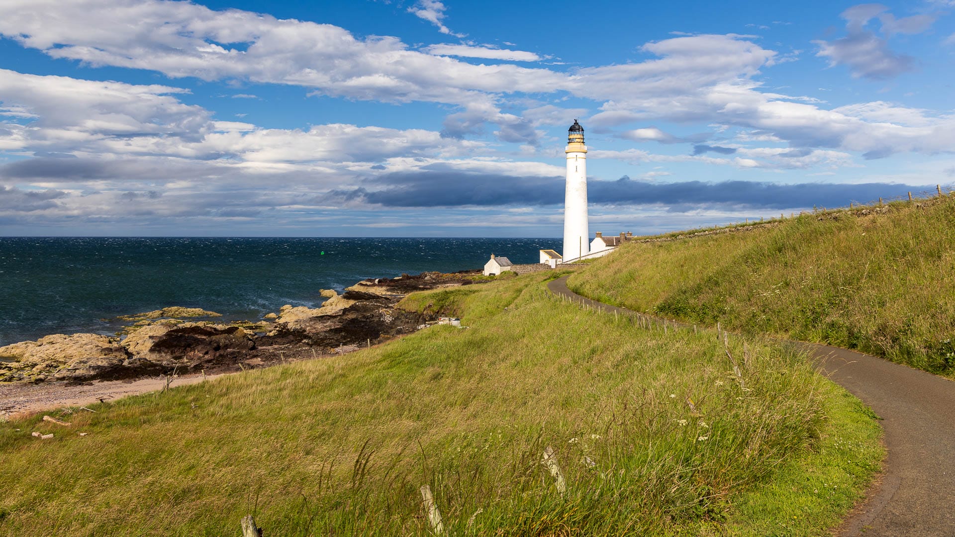Das Scurdie Ness Lighthouse