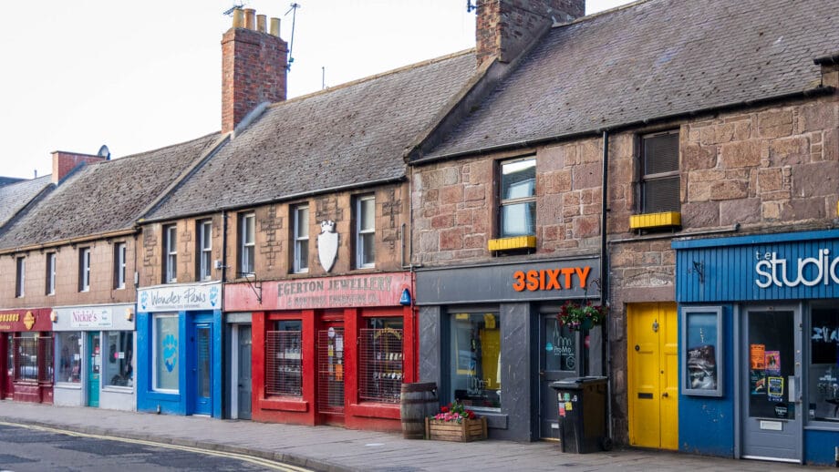 Die Shops an der Highstreet