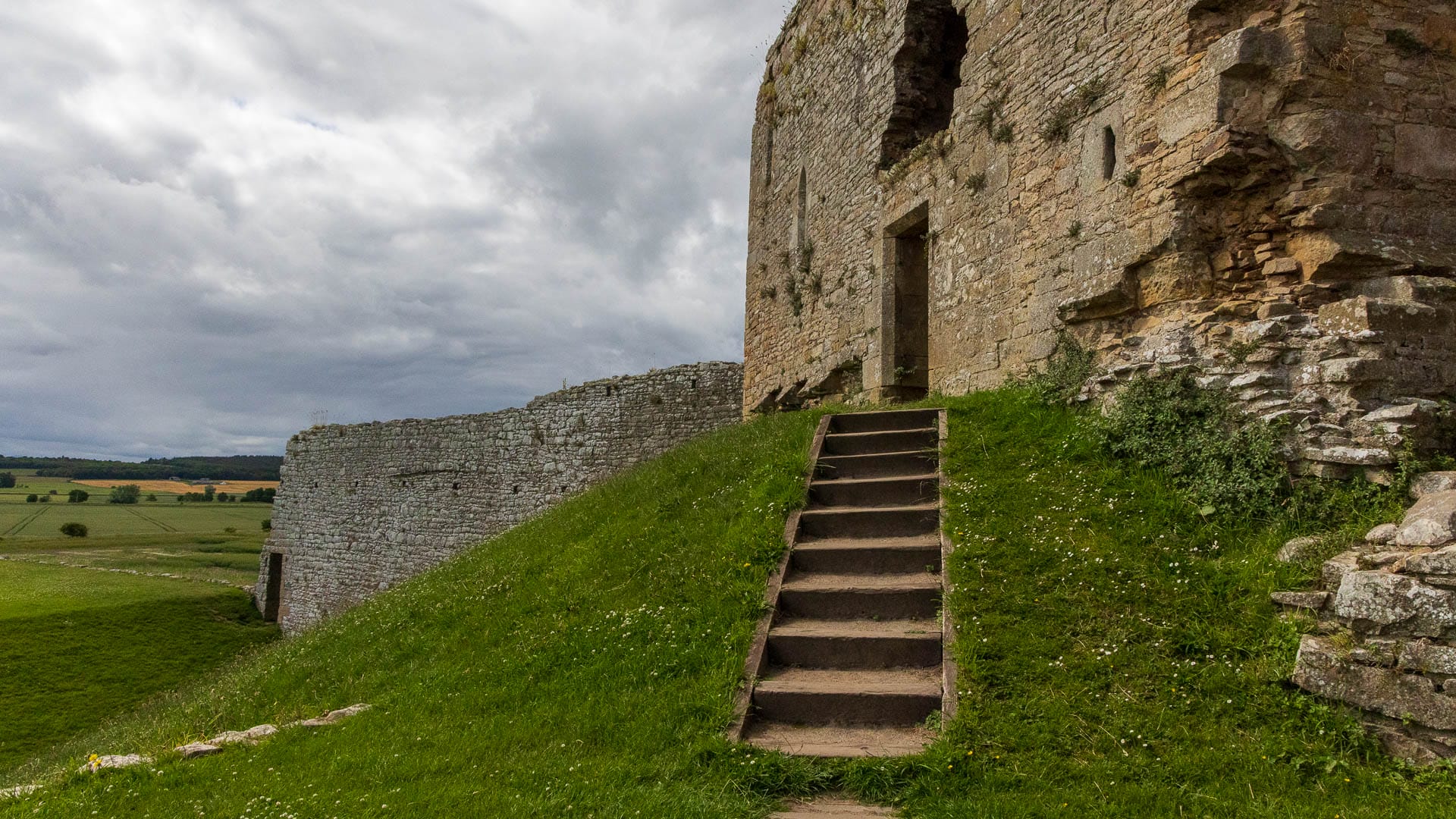 Aufgang zum Burgfried von Duffus
