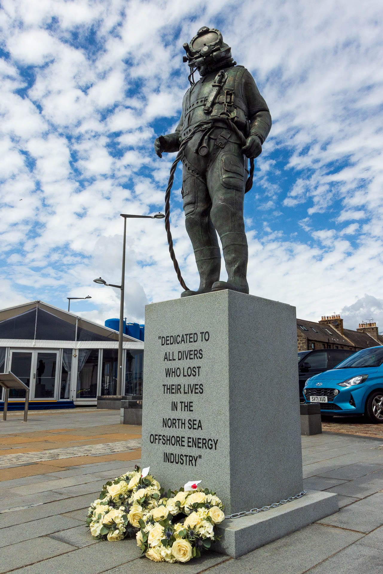 Das Denkmal für Arbeitstaucher
