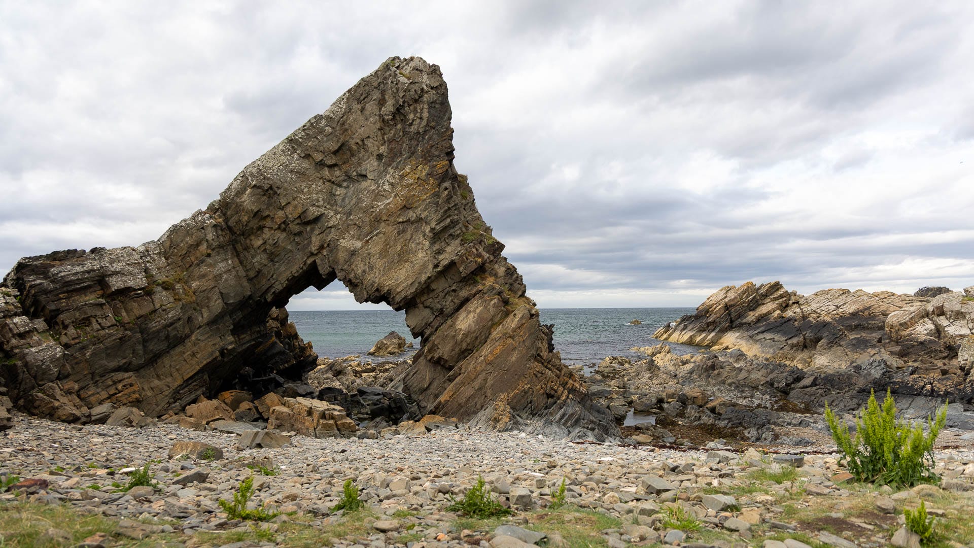 Needle's Eye Rock bei Tarlair