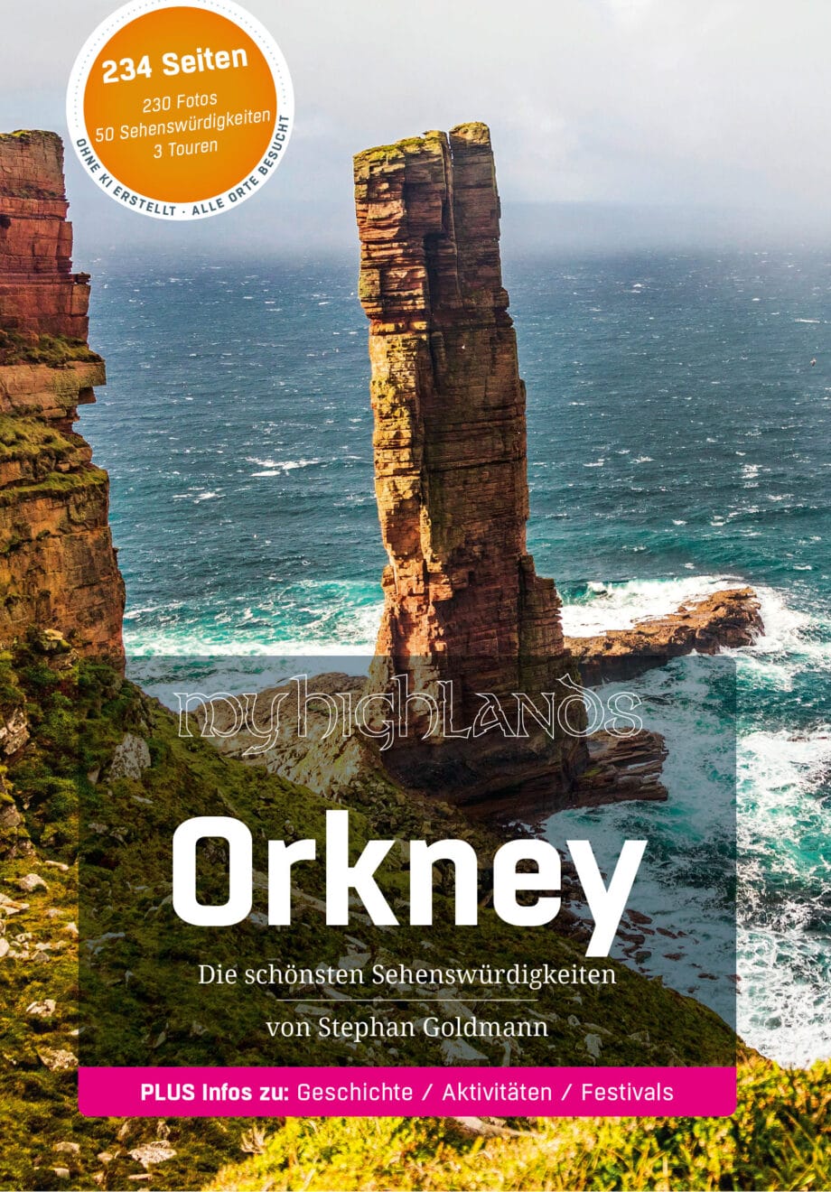 Titel des Orkney Reiseführers von MyHighlands.de