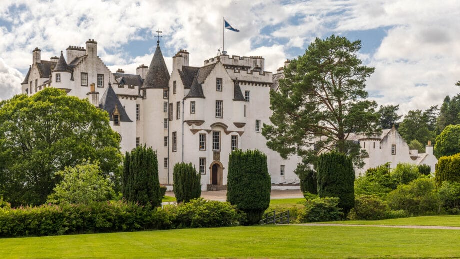 Die Burg Blair Castle in der Region Atholl