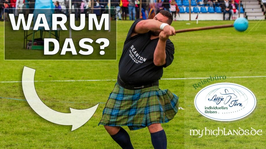 Cover des Podcasts mit einem Bild eines Schotten, der einen hammer wirft.