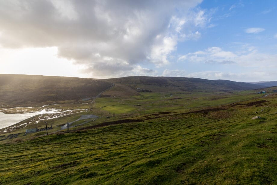 Landschaft bei Tingwall
