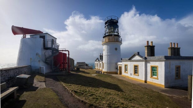 The lighthouse at Sumburgh Head