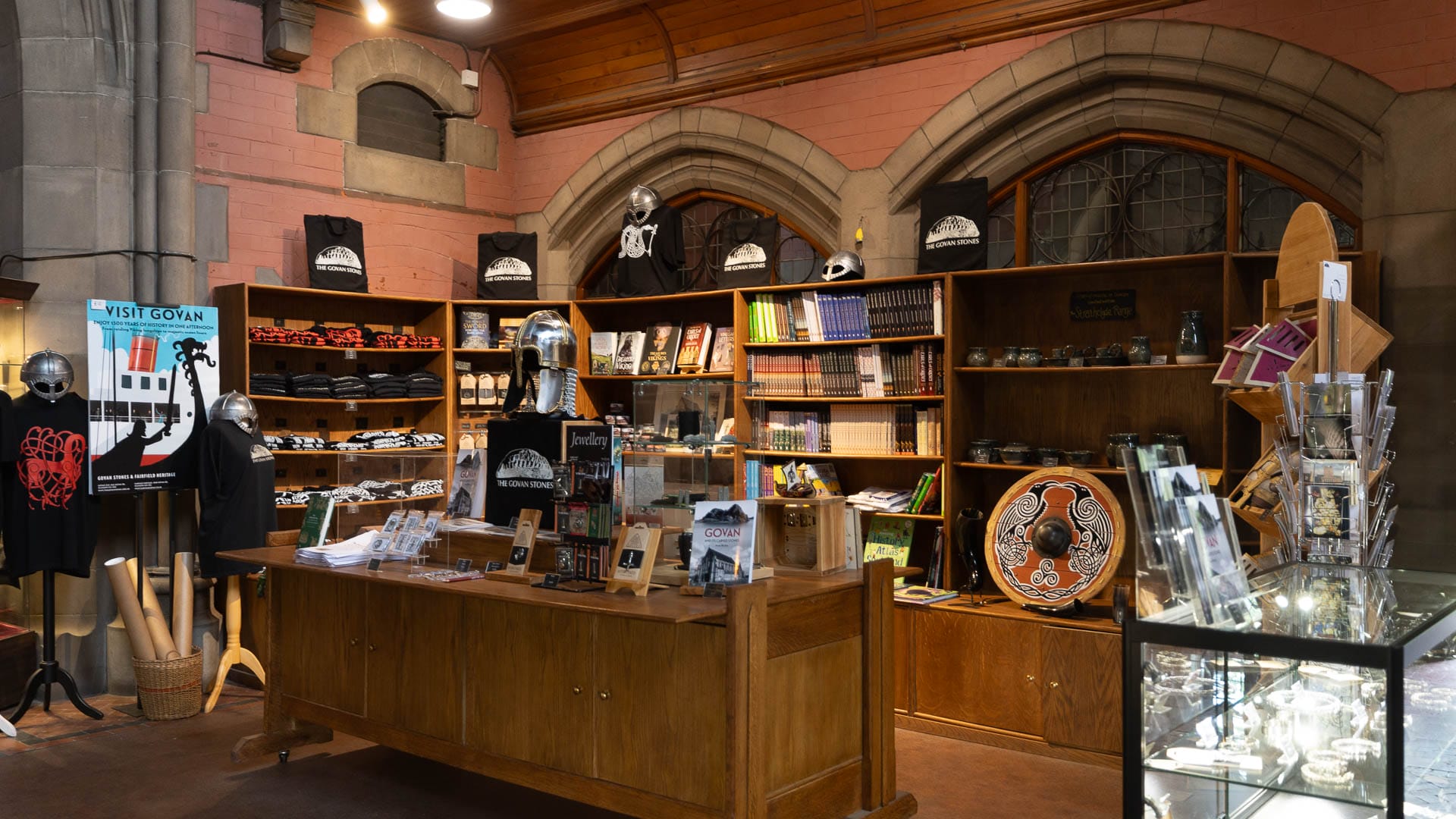 Der kleine Shop in der Govan Old Church