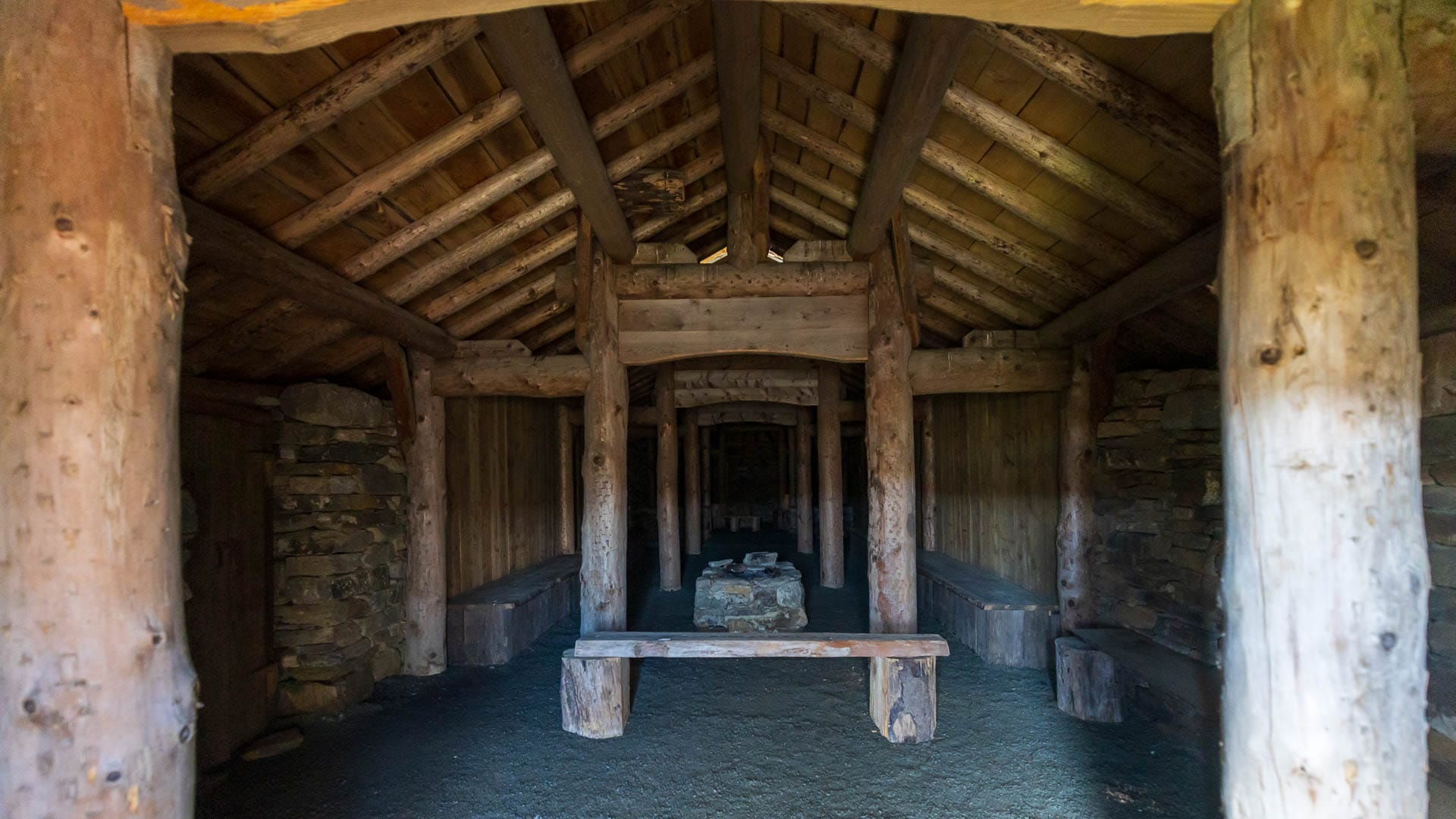 Das Innere des Langhauses bei Haroldswick