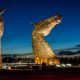 Kelpies bei Nacht